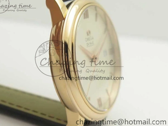 0507 Practical De Ville RG MKF 1:1 Best Edition Silver Dial RG Markers on Brown Leather Strap MIYOTA 9015 V 8049